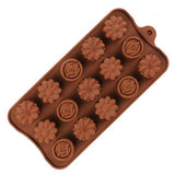 moule chocolat silicone motif fleur en vente sur Tendances-cuisine.fr