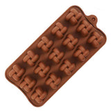 moule chocolat silicone motif carré enchaîner en vente sur Tendances-cuisine.fr
