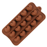 moule chocolat silicone motif cœur en vente sur Tendances-cuisine.fr