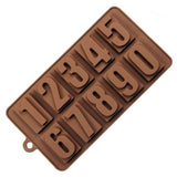 moule chocolat silicone motif  nombre 0 a 10 en vente sur Tendances-cuisine.fr