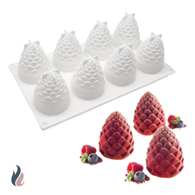 Moule  en Silicone Pommes de Pins 3D