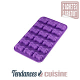 moule a gateaux en Silicone Os de chien violet Tendances-cuisine.fr