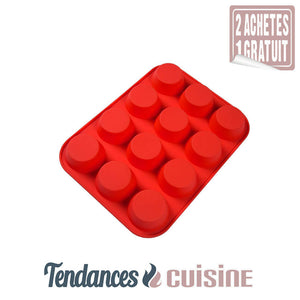 moule à muffins en silicone A en vente sur Tendances-cuisine.fr