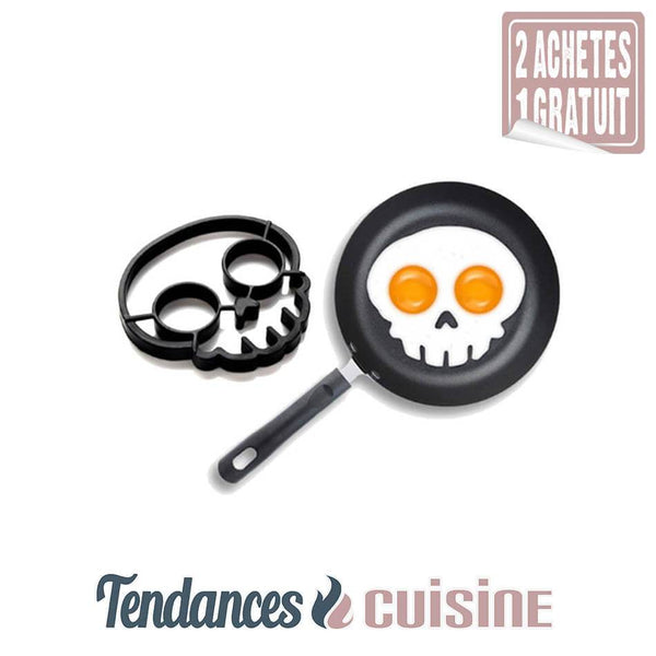 moule œufs aux plat tète de mort en vente sur Tendances-cuisine.fr