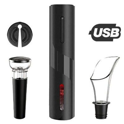 ouvre bouteille electrique batterie USB Coffret