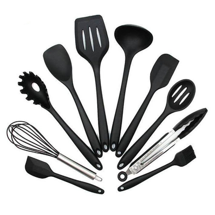 Cuillère Louche Silicone Lot De 10 Ustensiles De Cuisine En